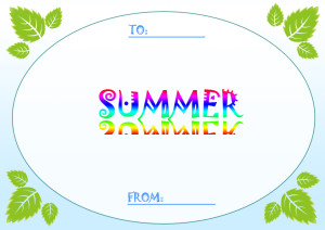 夏のメッセージカード3
